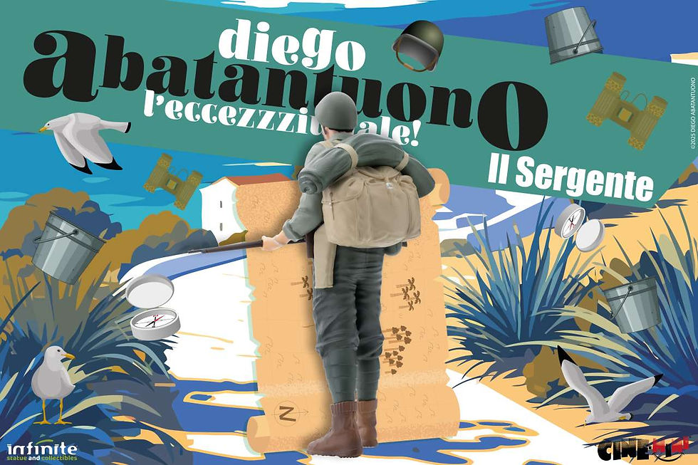 Thumbnail: Diego Abatantuono Sergente Lorusso cine-mini pvc 12,5 cm