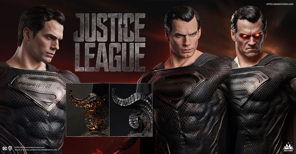 Thumbnail: Justice League Superman Black Suit 1/3 Premium edition