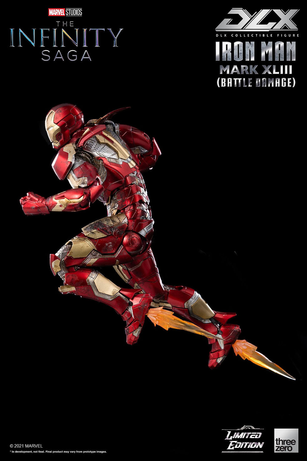 Miniatura: Infinity Saga DLX 1/12 Iron Man Mark 43 (Battle Damage) Limited Edition 17 cm