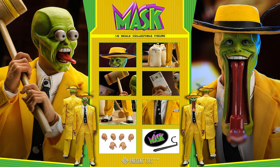 Thumbnail: Present Toys The Mask 1/6 Completo giallo PT-sp91