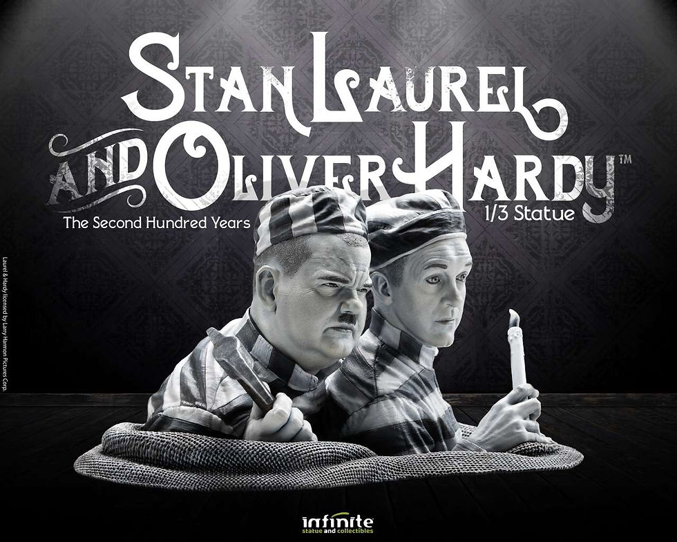 Miniatura: Stan Laurel & Oliver Hardy 1/3 Statue