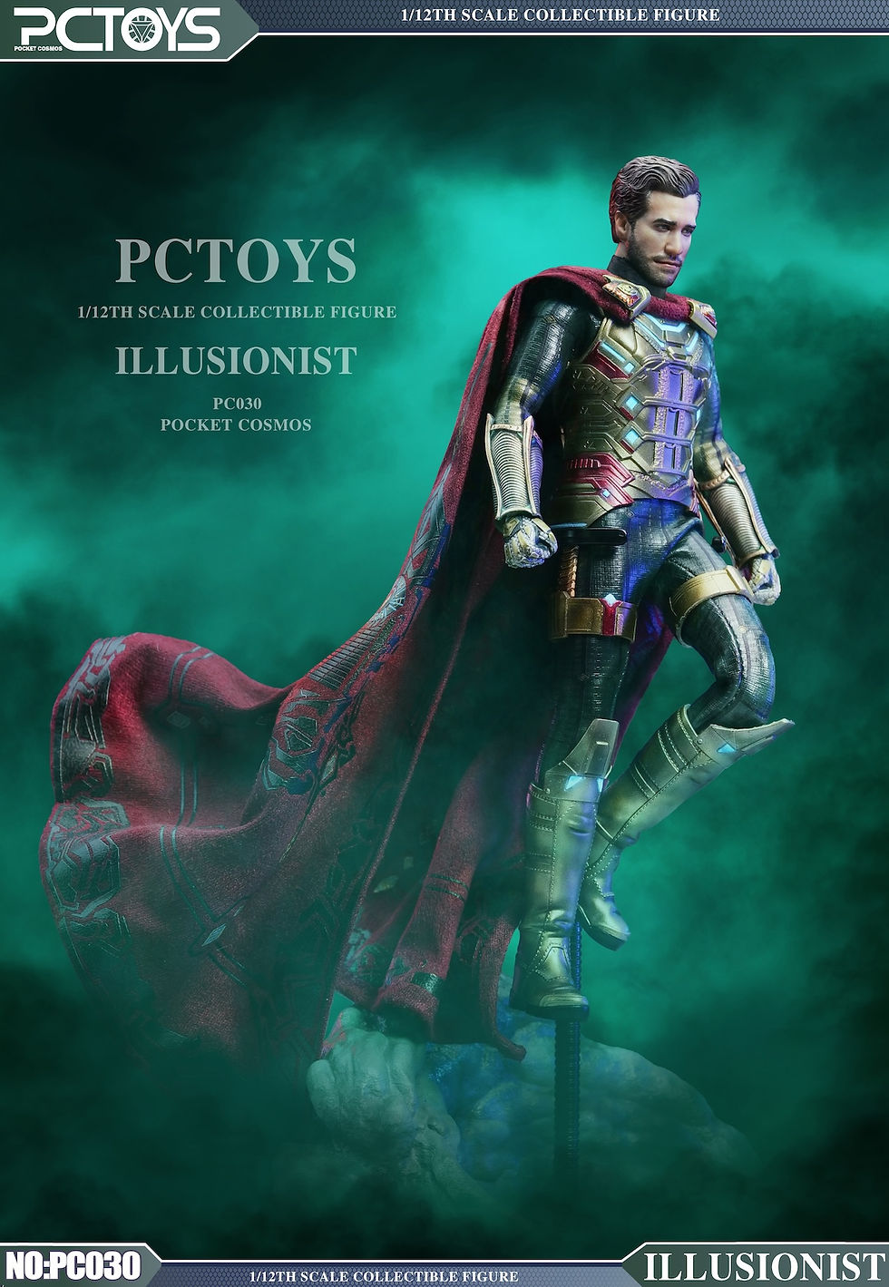Miniatura: PCTOYS Illusionist 1/12 PC030B  - Mysterio Deluxe Ver.