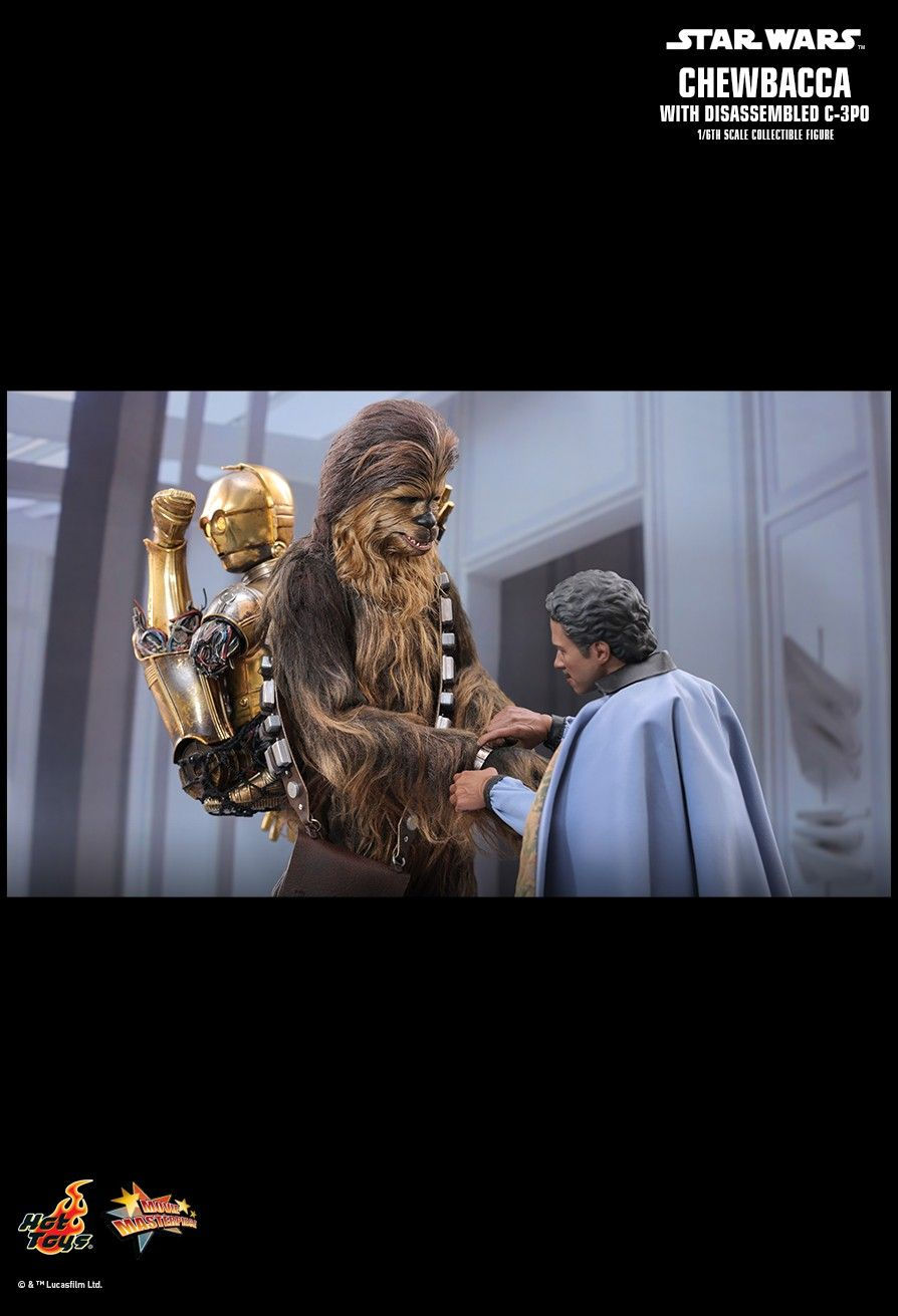 Miniatura: Star Wars Episode V: The Empire Strikes Back 1/6 Chewbecca with C-3PO MMS766