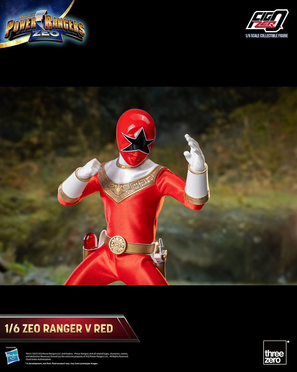 Thumbnail: Power Rangers Zeo FigZero Action Figure 1/6 Ranger V Red 30 cm