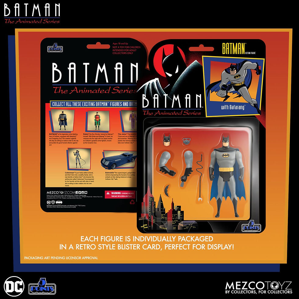 Miniatura: DC Comics 5 Points Action Figures Batman: The Animated 9 cm