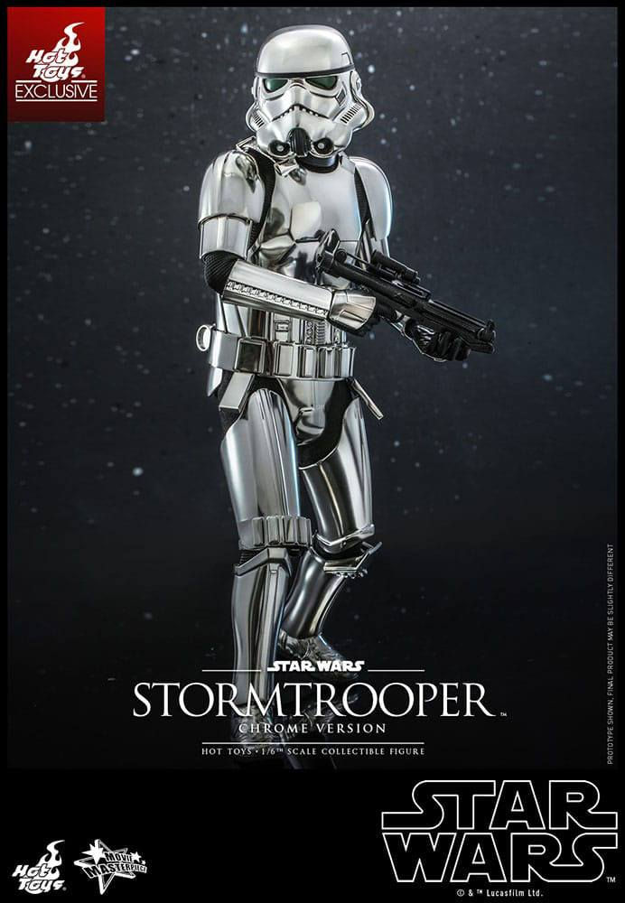 Thumbnail: Star Wars Movie Masterpiece  1/6 Stormtrooper (Chrome Version) MMS615