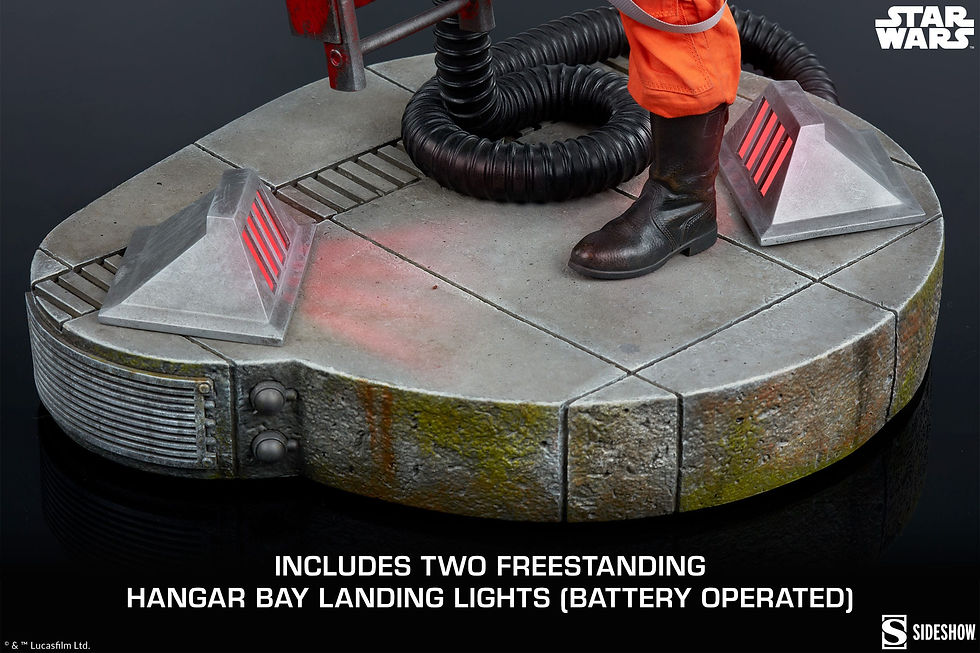 Thumbnail: Star Wars Premium Format Statue Luke Skywalker & X-Wing: Red Five, Standing 76cm