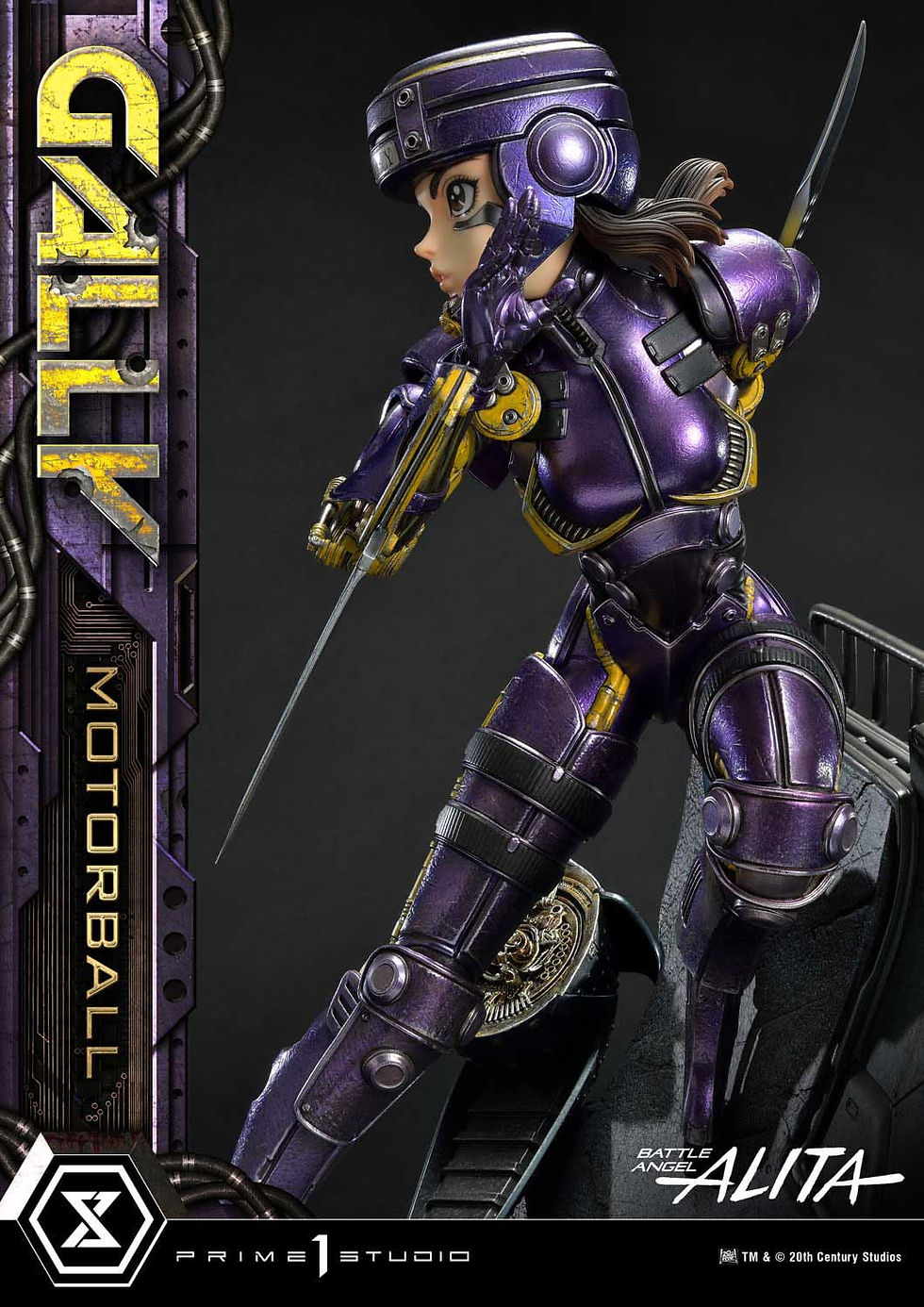 Thumbnail: Alita: Battle Angel Ultimate Premium  1/4 Gally Motorbal Regular Version 47 cm