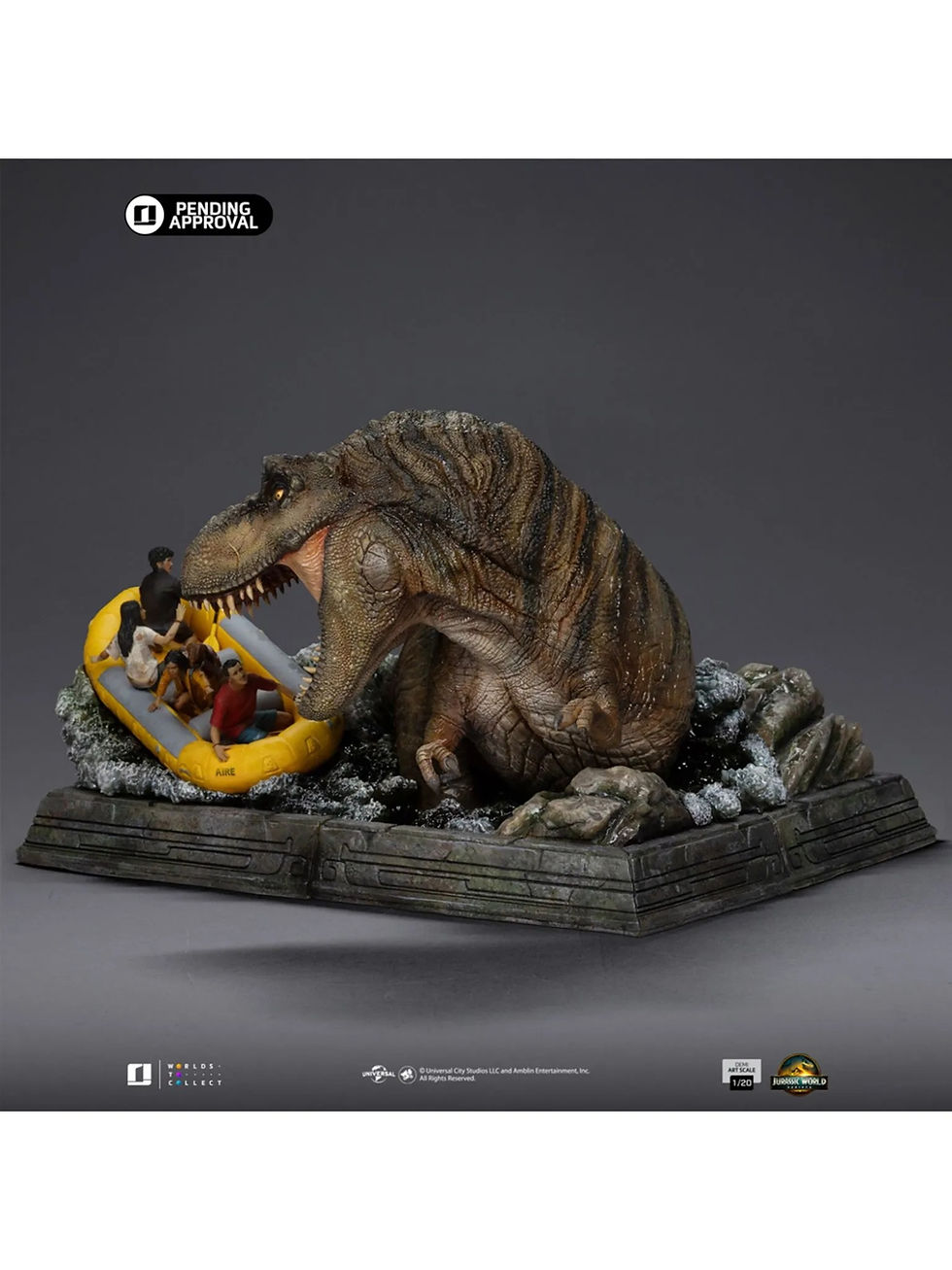 Thumbnail: T-Rex River Scene - Jurassic World: Rebirth - Demi Art Scale 1/20 statue