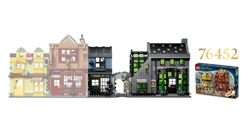 Miniatura: Lego 76471 Harry Potter - Knockturn Halley Wizarding Shops