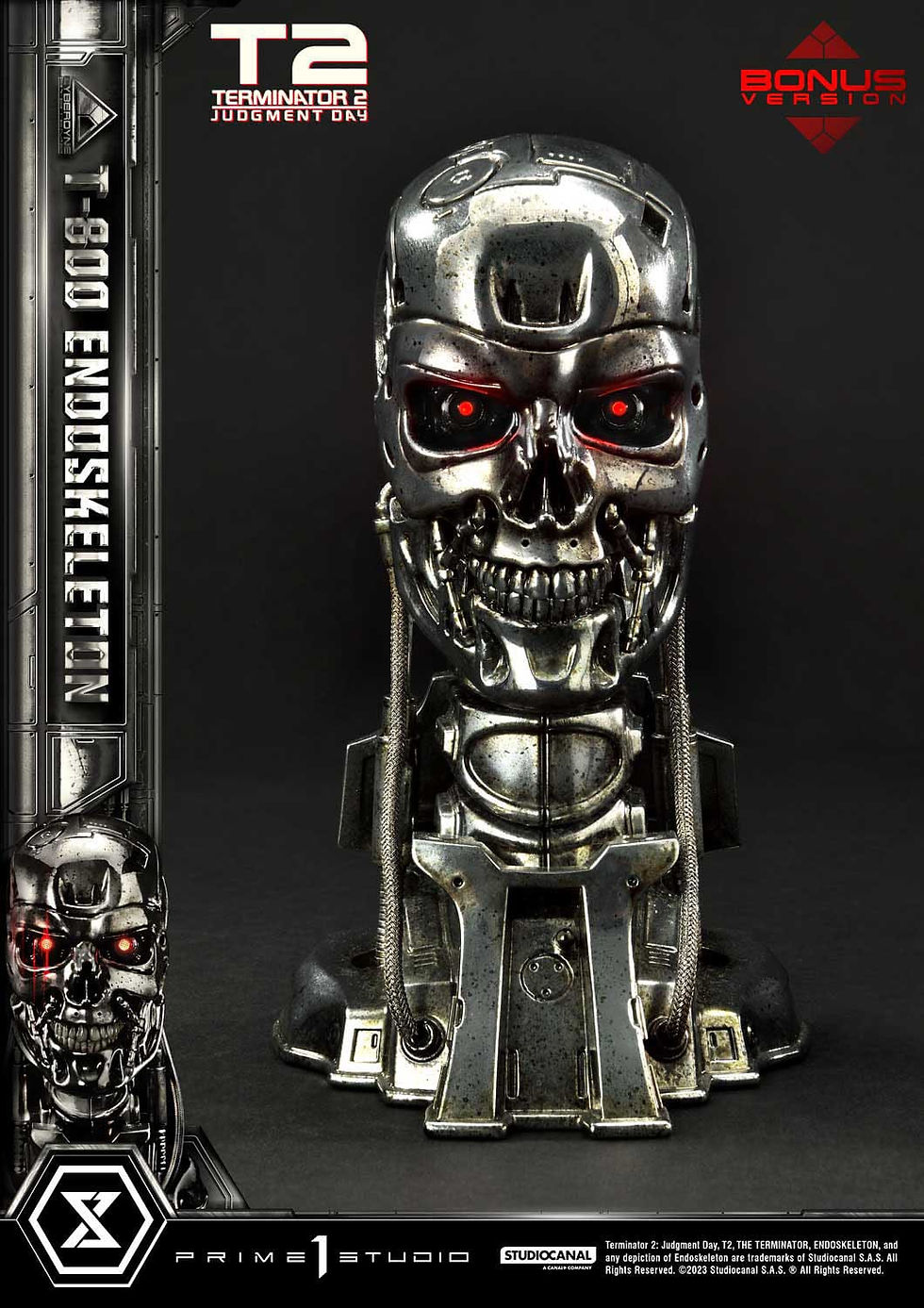 Miniatura: Terminator 2  Judgment Day 1/3  T800 Endoskeleton Deluxe Bonus Version 74 cm