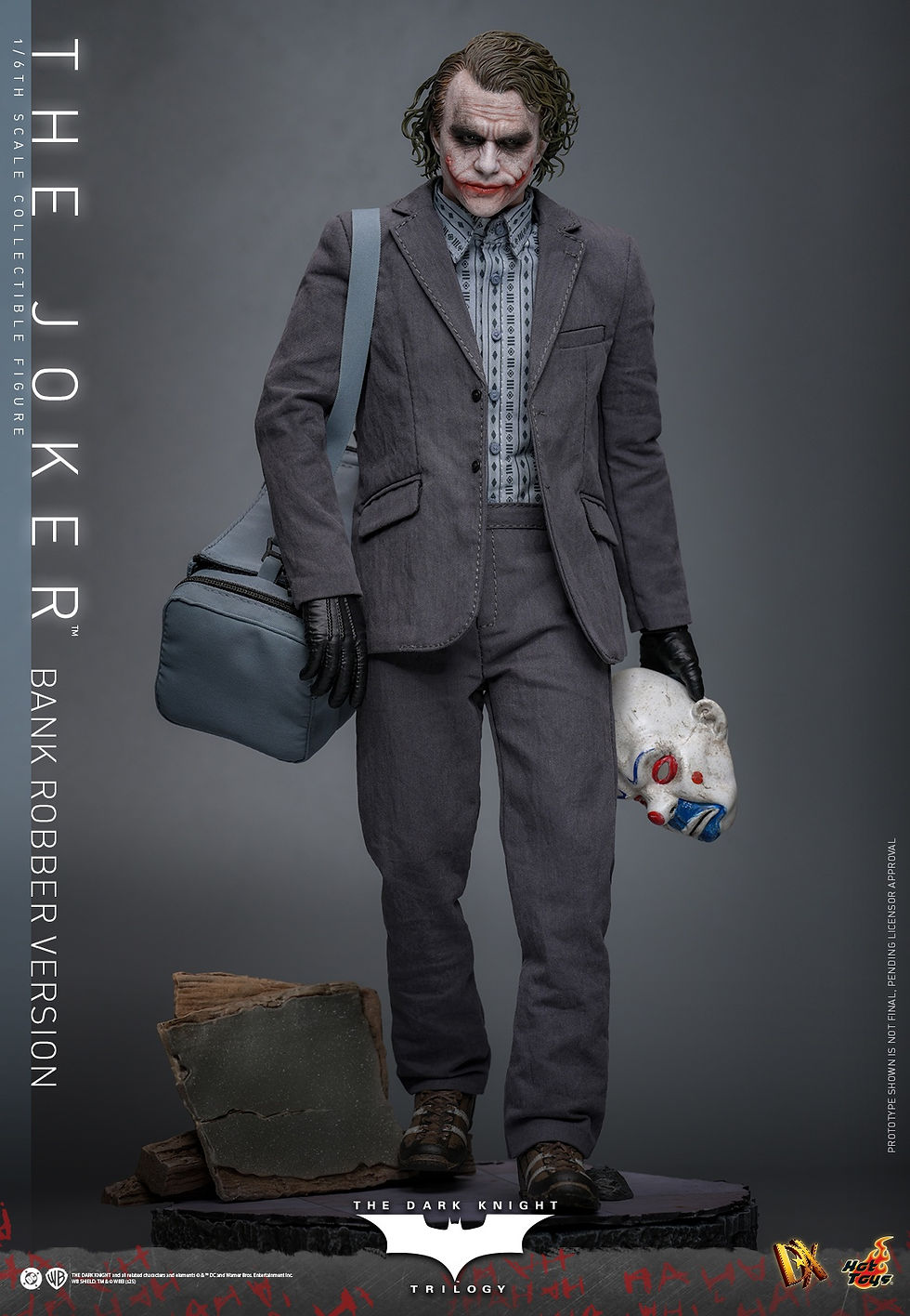 Miniatura: The Dark Knight Trilogy 1/6 The Joker "Bank robber Version"DX50