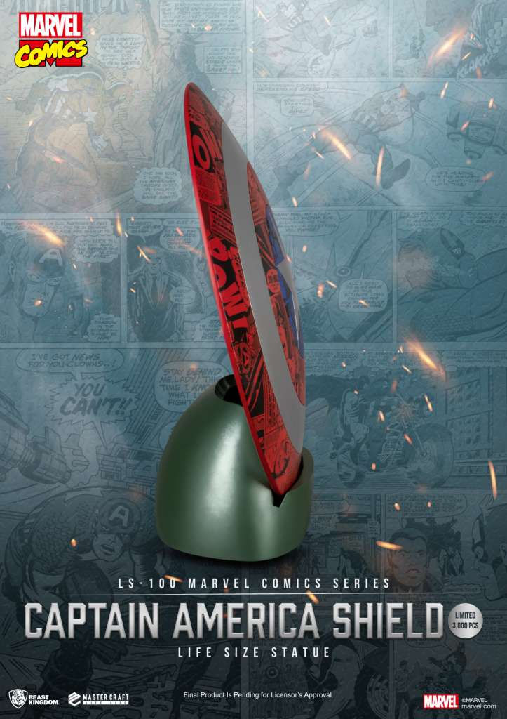 Miniatura: Marvel Comics Series Captain America Shield Life Size Replica