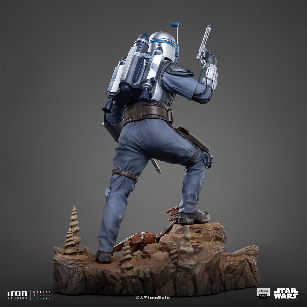 Miniatura: Statue Jango Fett - Star Wars - Art Scale 1/10 - Iron Studios