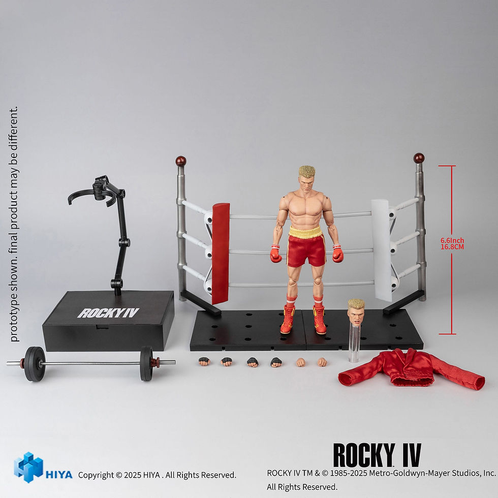 Miniatura: Rocky Exquisite Super Series ActionfigurE 1/12 Ivan Drago 16 cm