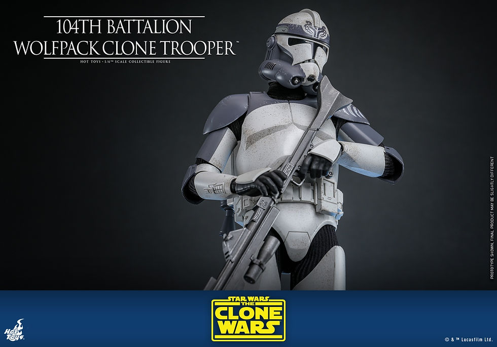 Thumbnail: Star Wars: The Clone Wars 1/6 104th Battalion Wolfpack Clone Trooper  TMS142