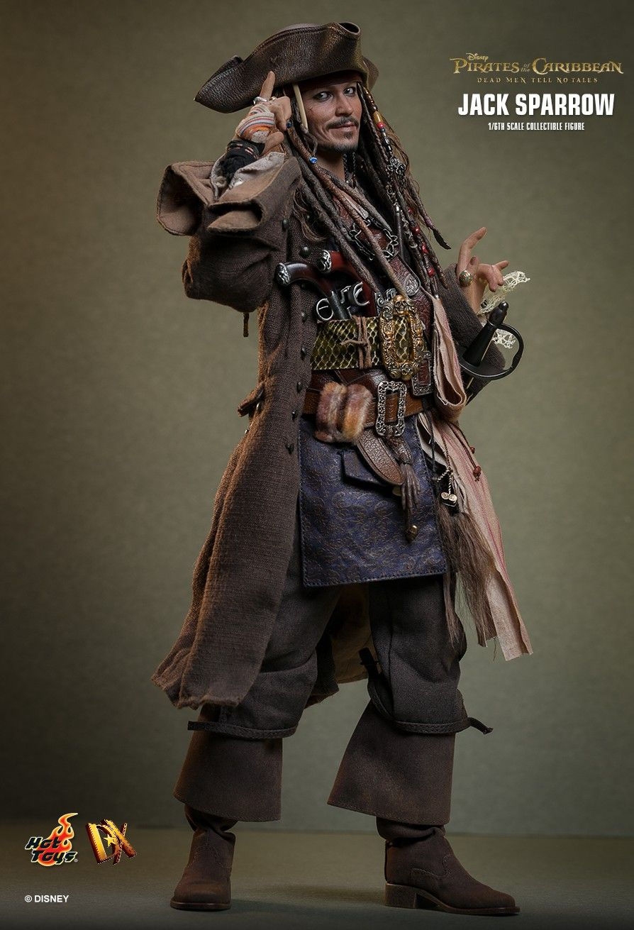 Miniatura: Pirates of The Caribbean:Dead Men Tell No Tale 1/6 Jack Sparrow DX37