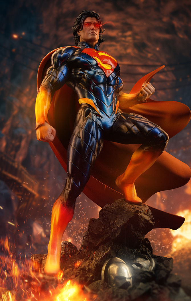 Miniatura: Iron Studios DC Comics 1/10 Superman Absolute  Art Scale