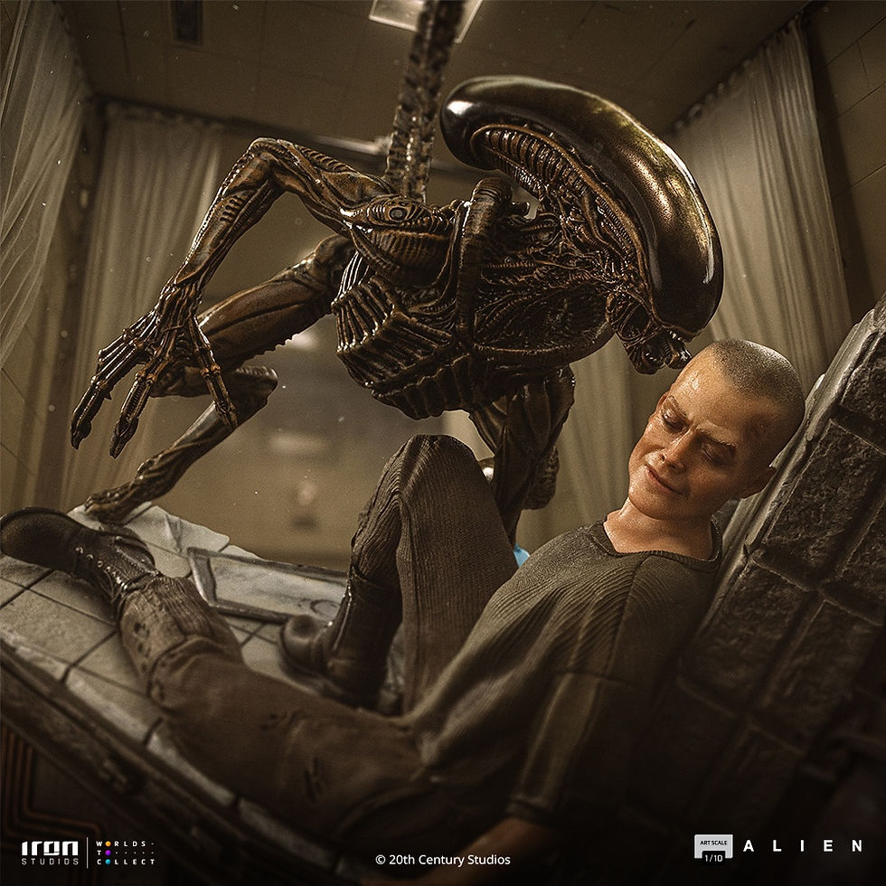 Miniatura: Alien 3 1/10 Ellen Ripley and Dog Alien