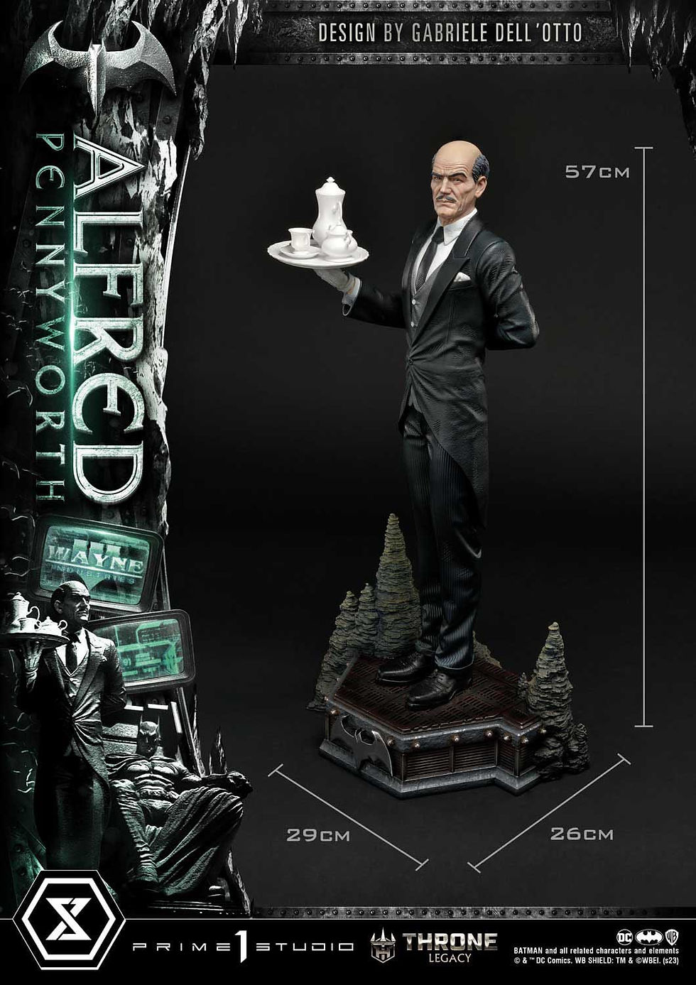 DC Comics Throne Legacy Series Alfred Pennyworth (Batman Comics) 57 cm