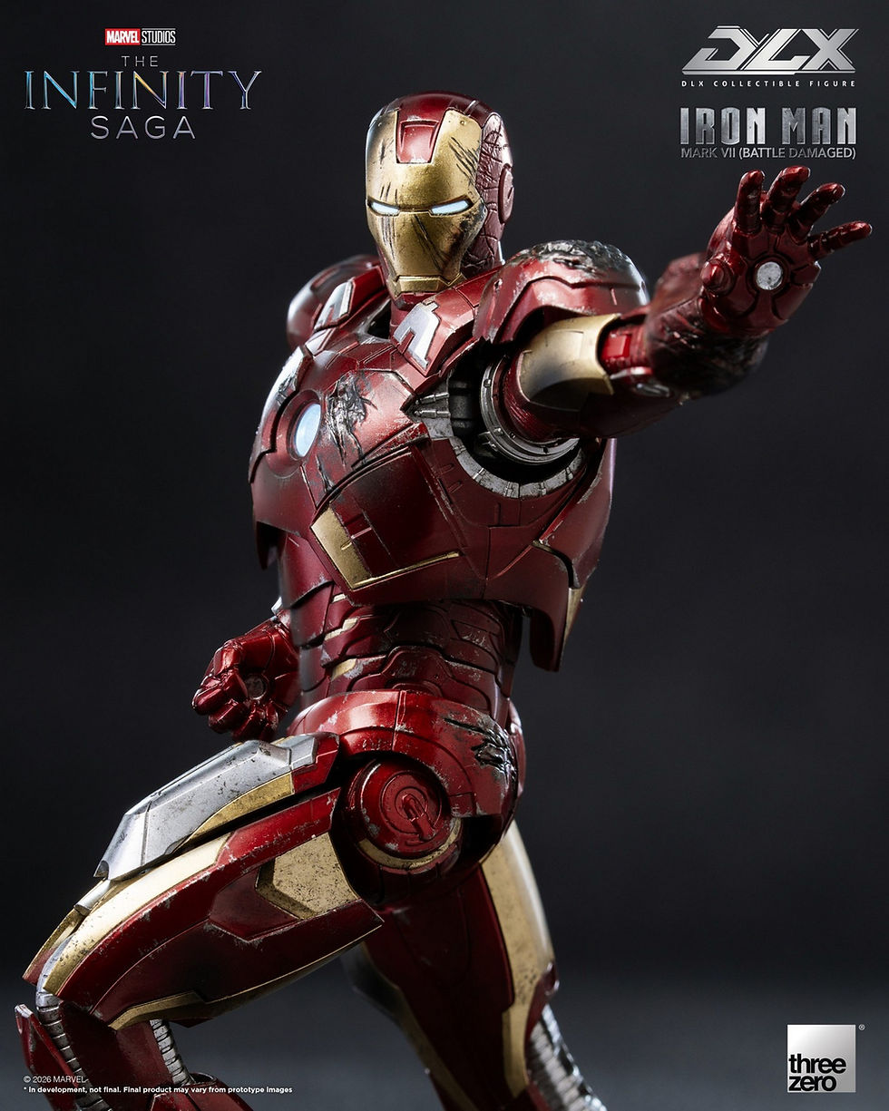 Thumbnail: The Avengers 1/12 DLX Iron Man Mark VII (Battle Damaged)  17,5 cm