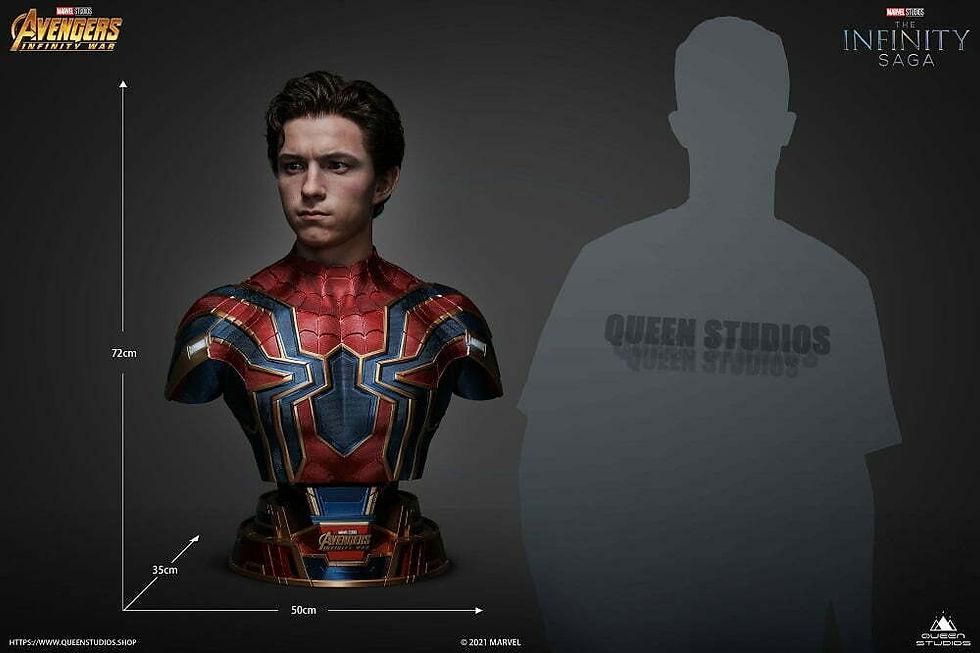 Miniatura: Iron Spider-Man 1/1 Life-size Bust