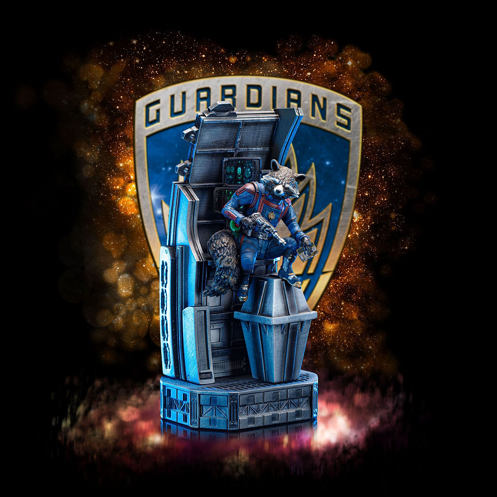 Miniatura: Marvel Scale Statue 1/10 Guardians of the Galaxy Vol. 3 Rocket Racoon 20 cm