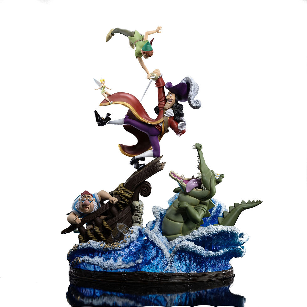 Thumbnail: Disney Deluxe Art Scale Statue 1/10 Peter Pan vs. Hook 42 cm