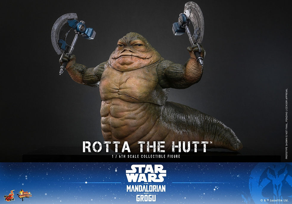 Miniatura: Star Wars The Mandalorian and Grogu 1/6 Rotta the Hutt MMS885
