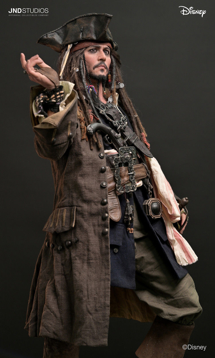 Thumbnail: JND Pirates of the Carribean 1/3 Jack Sparrow Single Version  HMS-027S