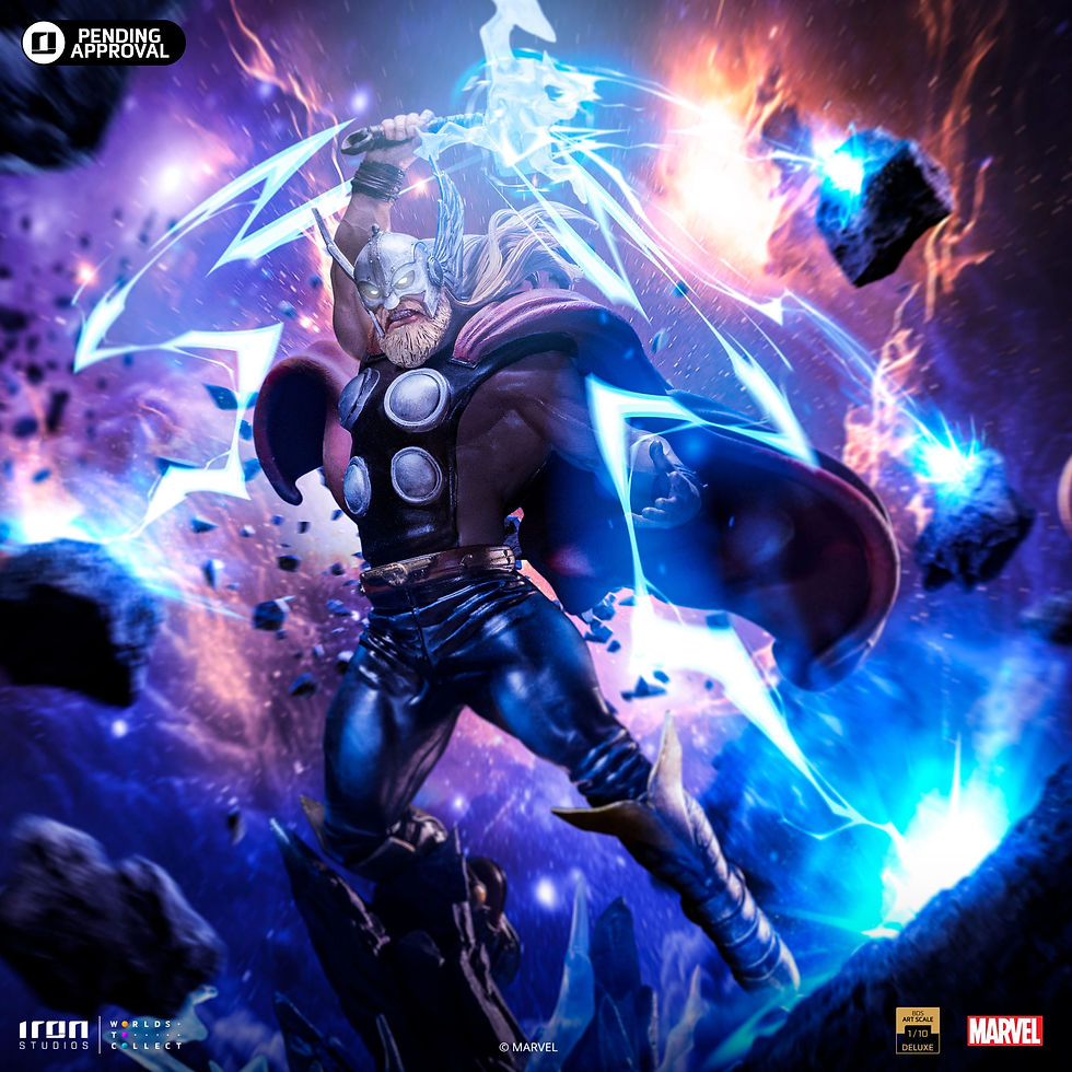 Thumbnail: Avengers Deluxe BDS Art Scale Statue 1/10 Thor 44 cm