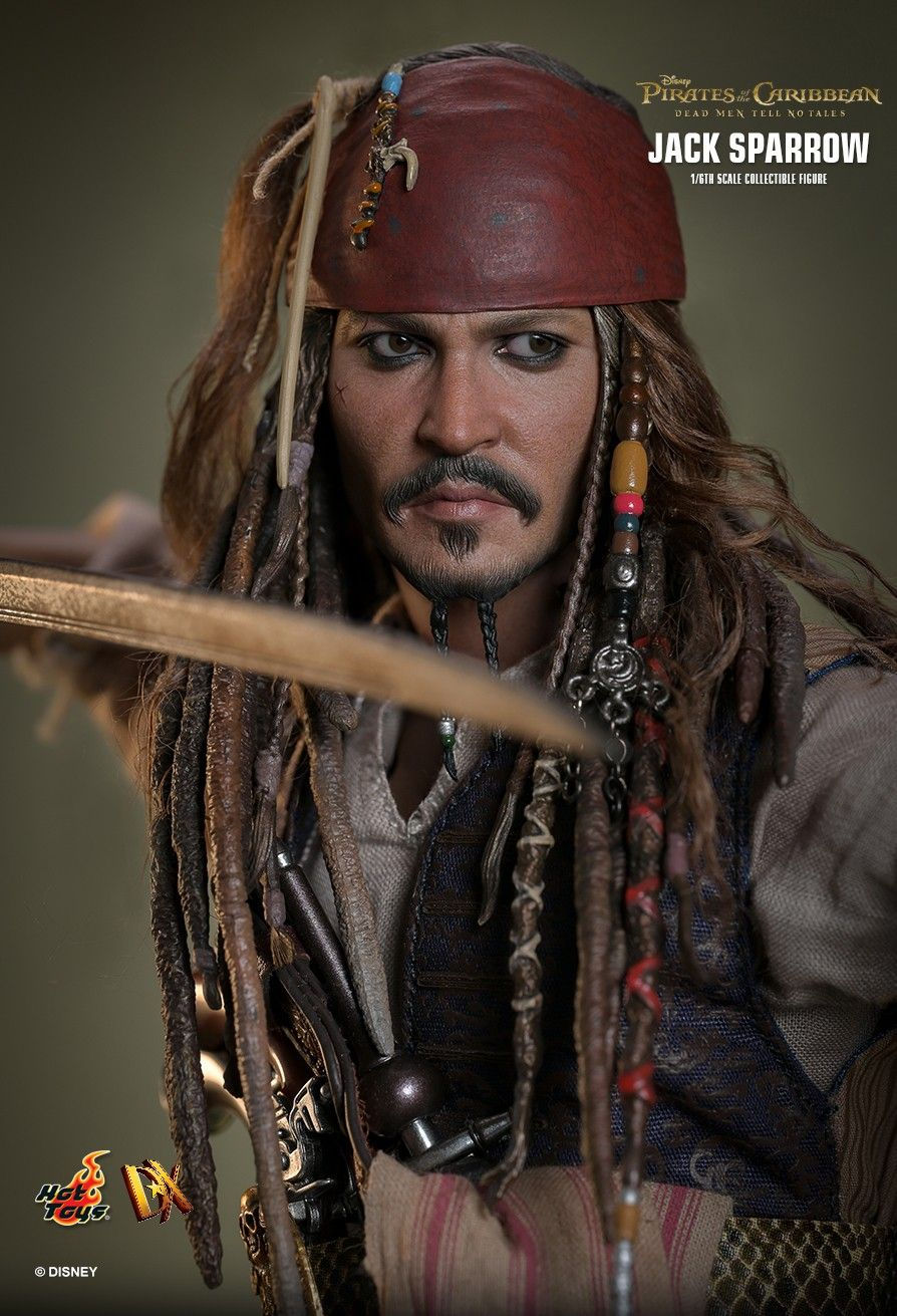Thumbnail: Pirates of The Caribbean:Dead Men Tell No Tale 1/6 Jack Sparrow DX37