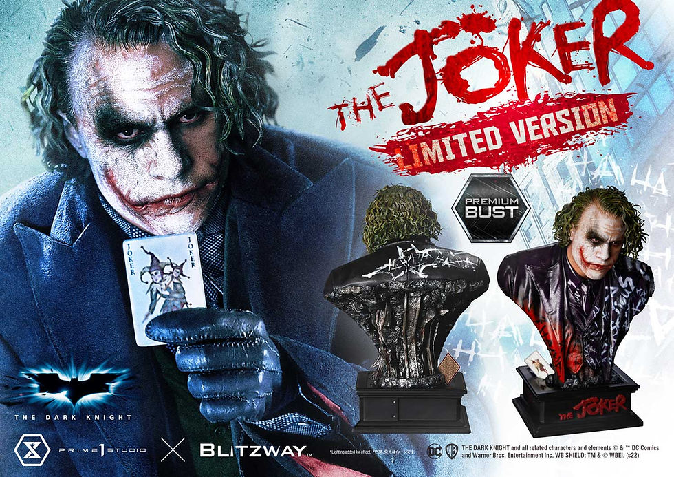 Miniatura: Prime 1 The Dark Knight 1/3 The Joker Premium bust PBDC-08LM