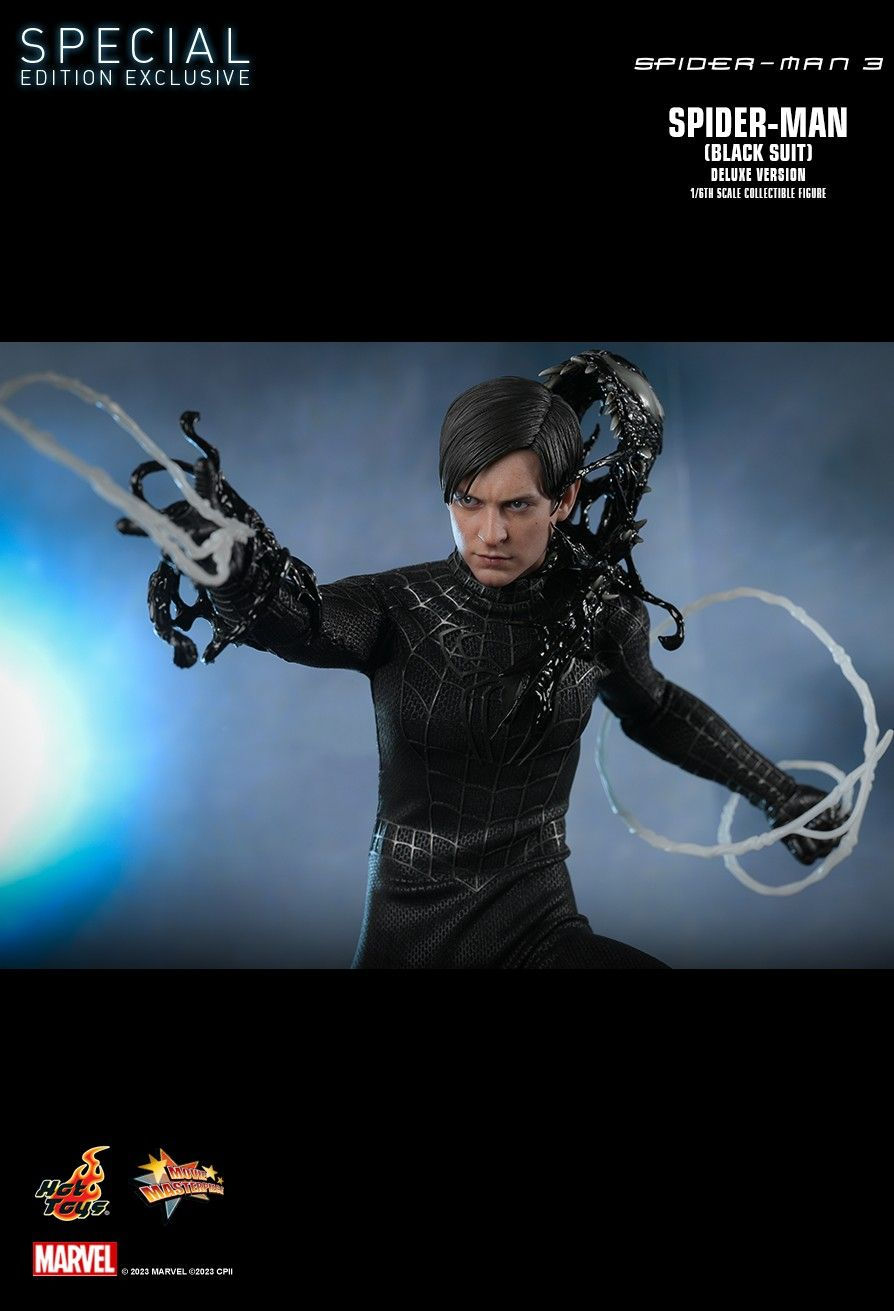 Thumbnail: Spider-man 3  Spider-man (black Suit) 1/6 Deluxe Edition 30 cm