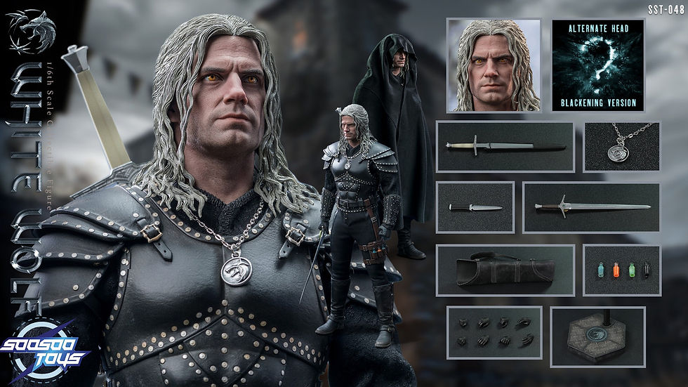 Thumbnail: Soosootoys The Witcher 1/6 White  Wolf SST048