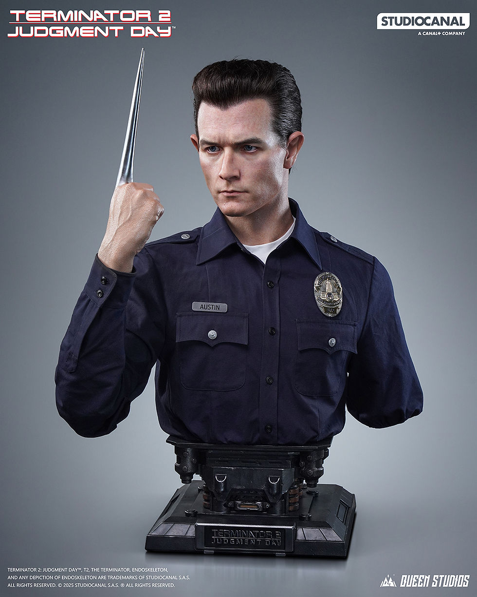 Miniatura: Queen Studios Terminator 2: T-1000 1/1 Busto