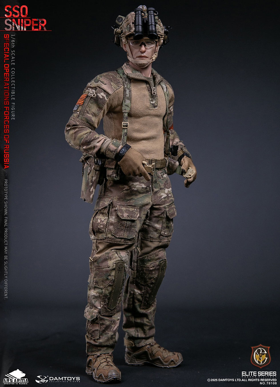 Thumbnail: DAMTOYS Special Operations Forces of Russia 1/6 SSO Sniper NO.78108