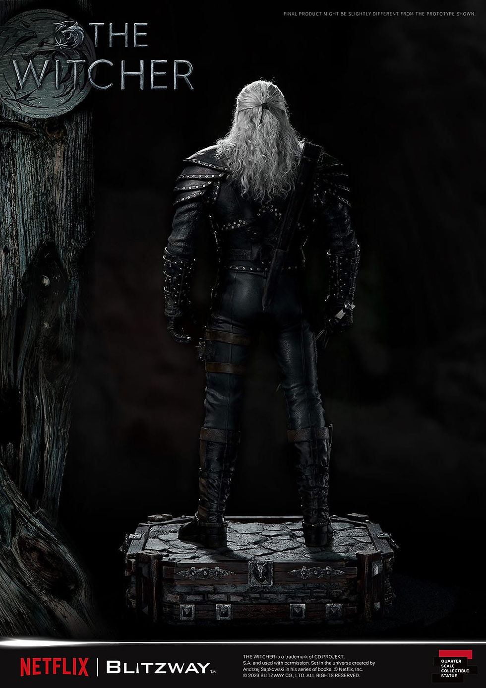 Miniatura: The Witcher Superb Scale Statue 1/4 Geralt of Rivia 56 cm
