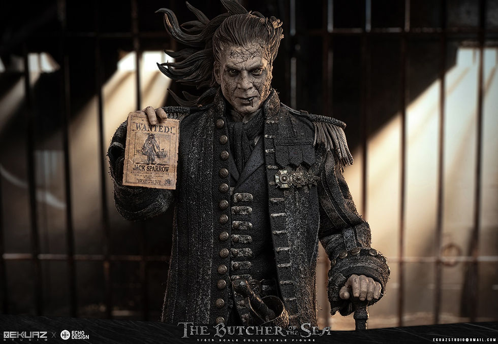 Miniatura: Ekuaz Studio Pirates of Caribbean 1/6 The Butcher  of the  sea  EKS013