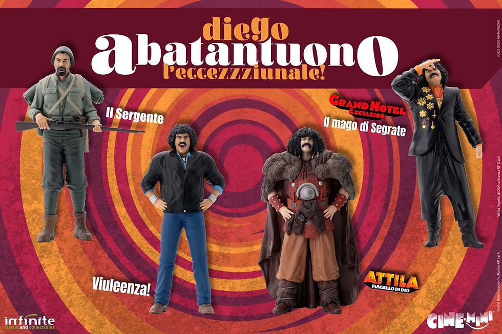 Thumbnail: Diego Abatantuono Attila il Flagello di Dio cine-mini pvc 12,5 cm