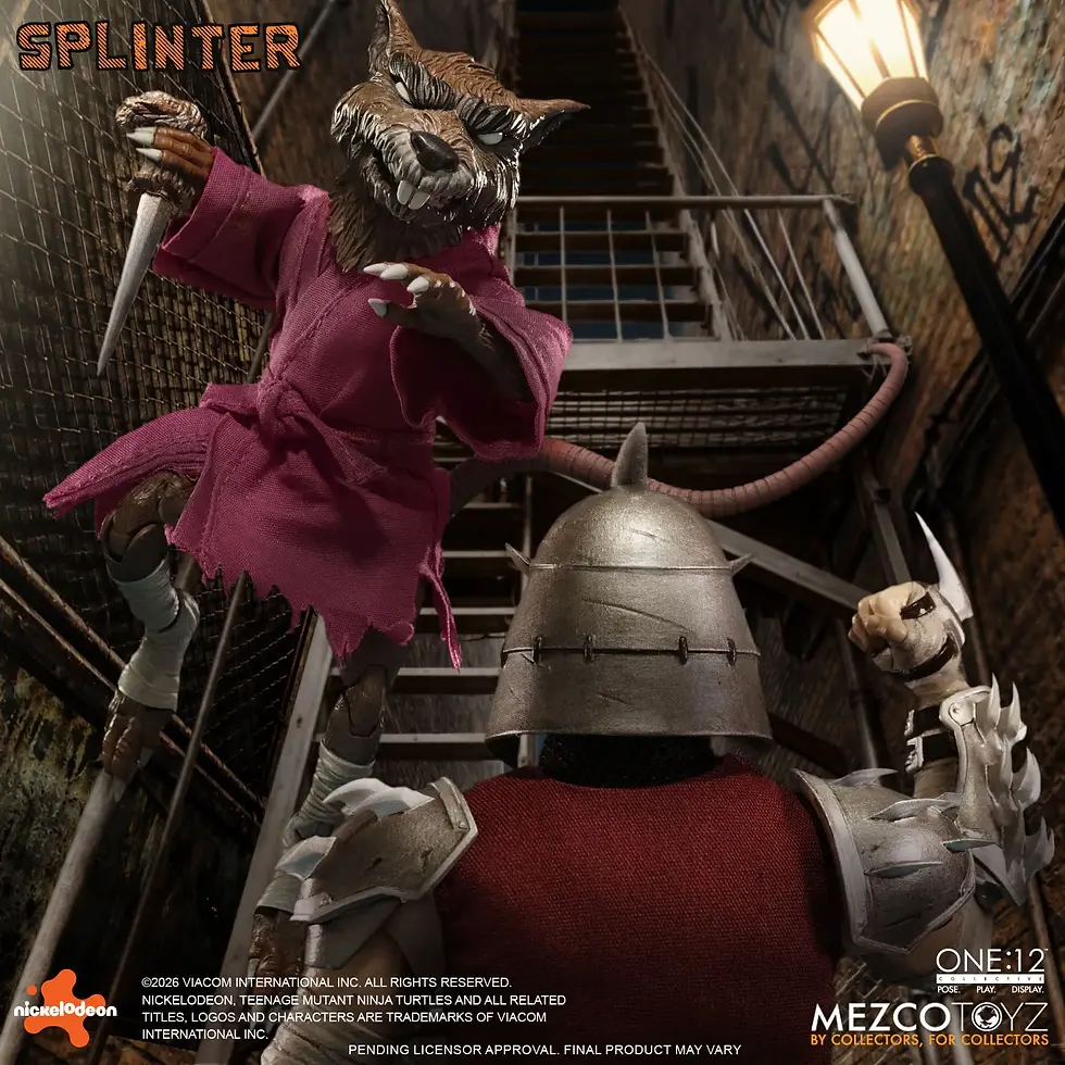 Thumbnail: Mezco Toys 1/12  Tmnt Splinter