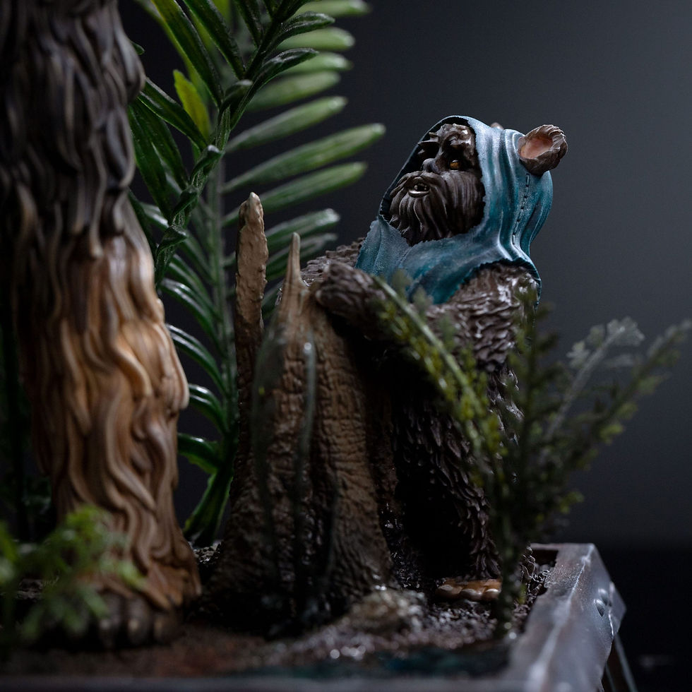 Thumbnail: Star Wars Episode VI Art Scale Statue 1/10 Chewbacca and Tokkat 22 cm