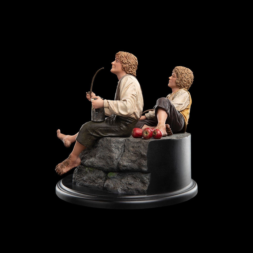Thumbnail: The Lord of the Rings Mini Statue Merry and Pippin 12 cm