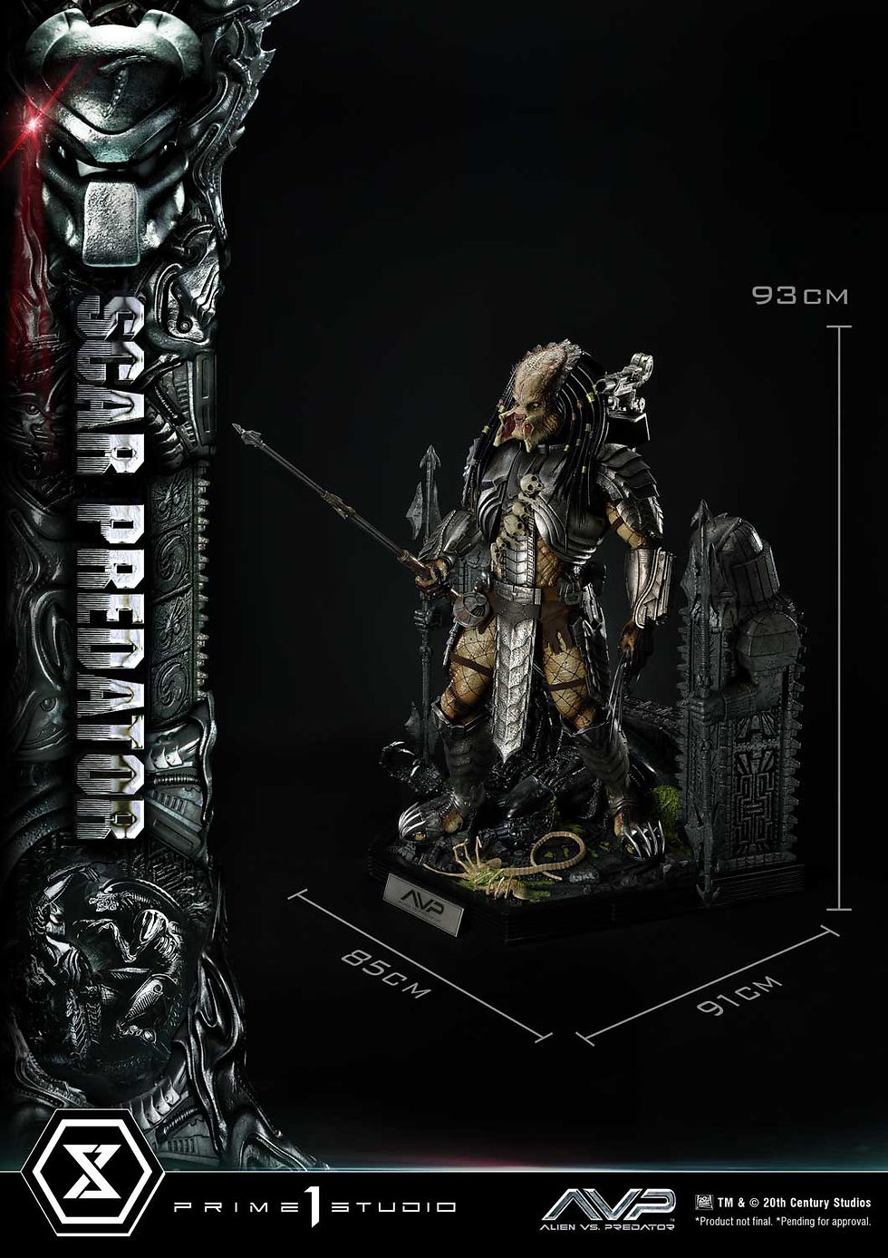 Miniatura: Alien vs. Predator 1/3 Scar Predator REGULAR version