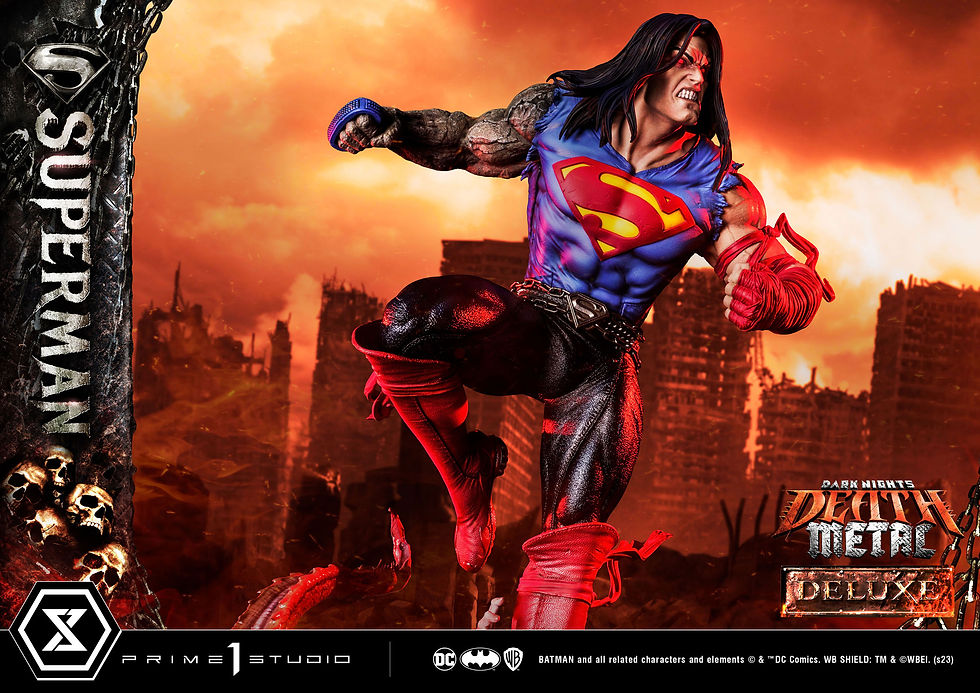 Miniatura: Dark Nights: Death Metal Statue 1/3 Death Metal Superman Deluxe Ver. 94 cm