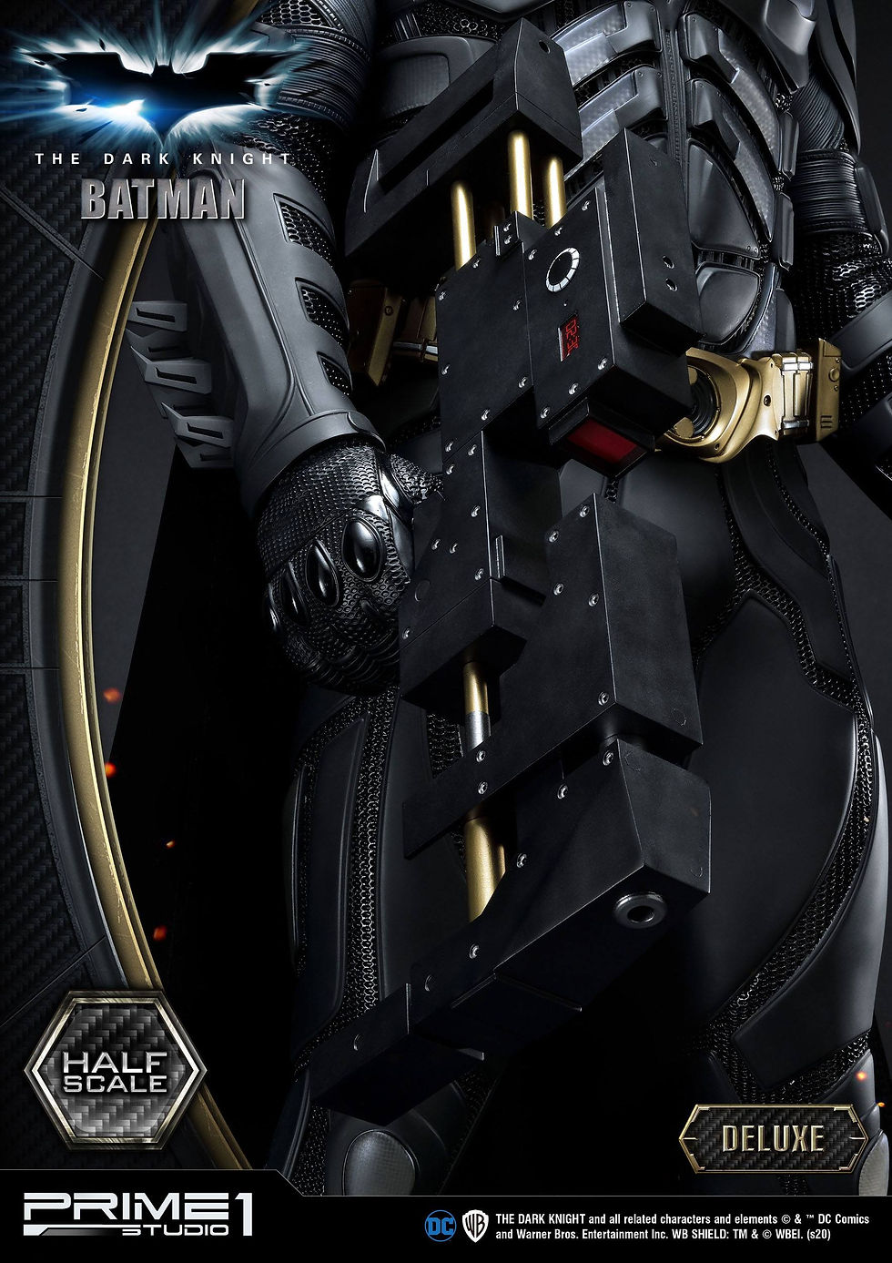 Miniatura: The Dark Knight 1/2 Statue Batman Deluxe Version 104 cm