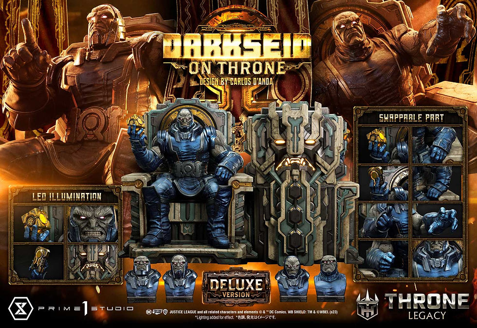 Miniatura: Throne Legacy 1/4 Justice League (Comics) Darkseid on Throne Deluxe Bonus Versio