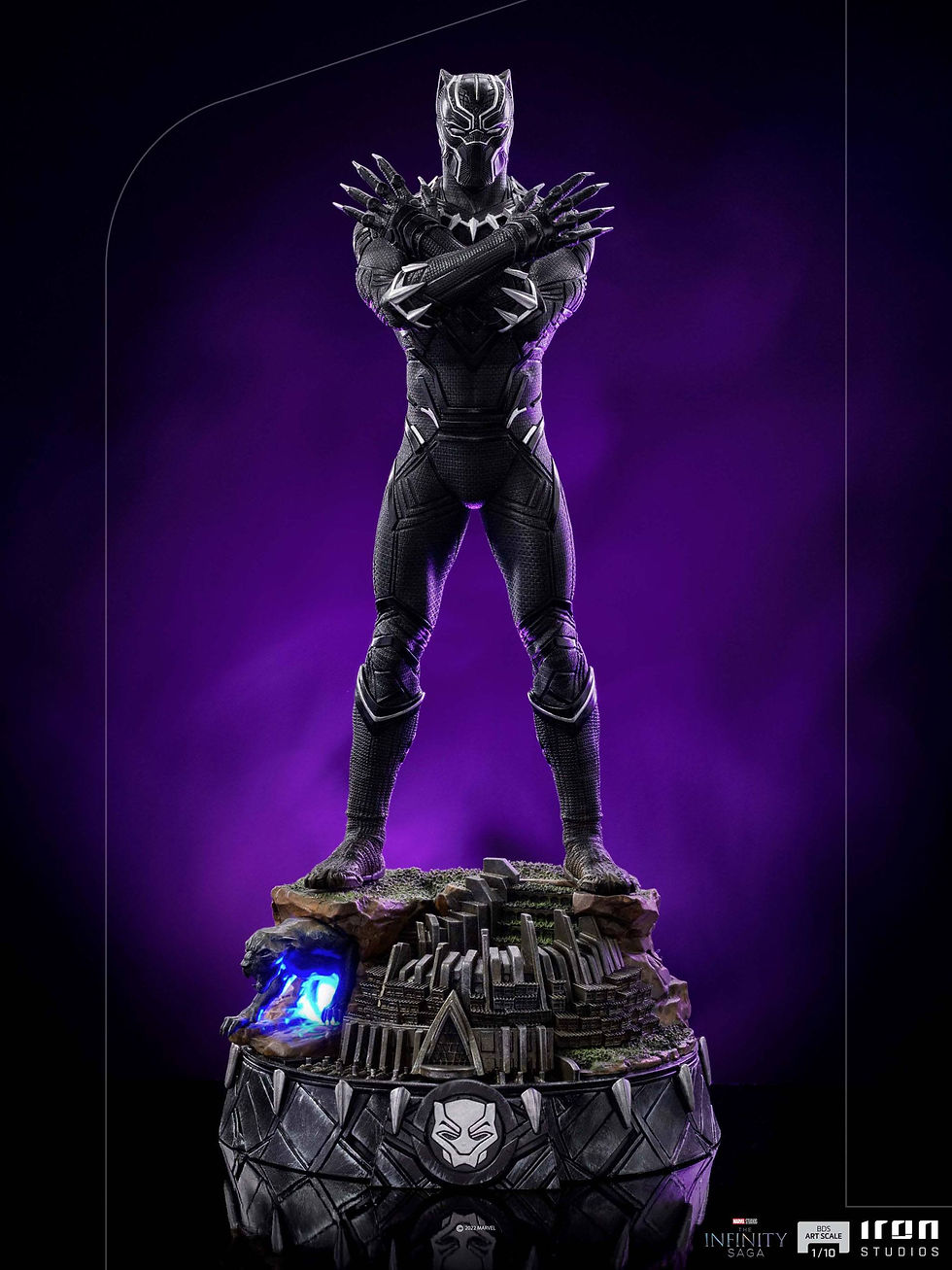 Miniatura: The Infinity Saga Art Scale Statue 1/10 Black Panther Deluxe 25 cm