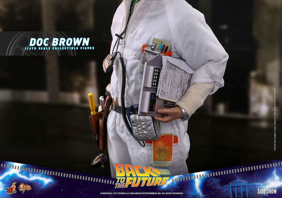 Miniatura: Back To The Future Movie Masterpiece Action Figure 1/6 Doc Brown 30 cm