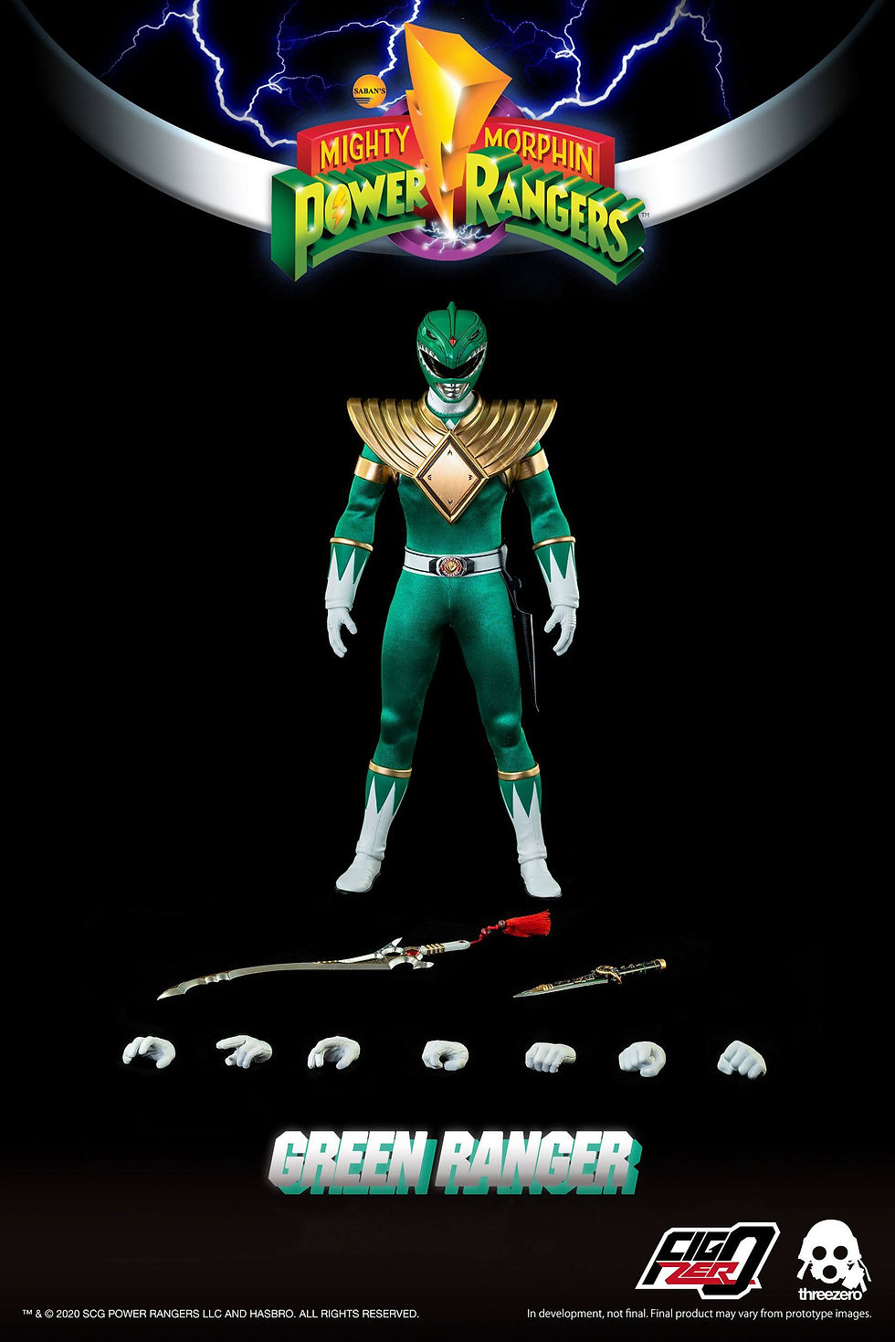 Thumbnail: Mighty Morphin Power Rangers FigZero Action Figure 1/6  Ranger 30 cm